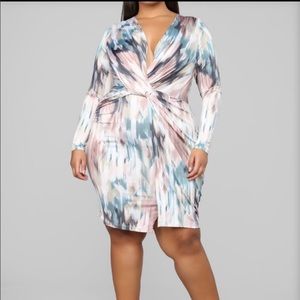 Fashion nova multicolored mini dress